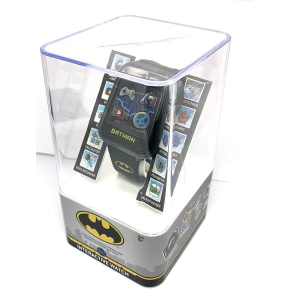 Batman Interactive Kids Smart Watch iTime Black 41mm DC Comics Games Camera - Picture 8 of 9